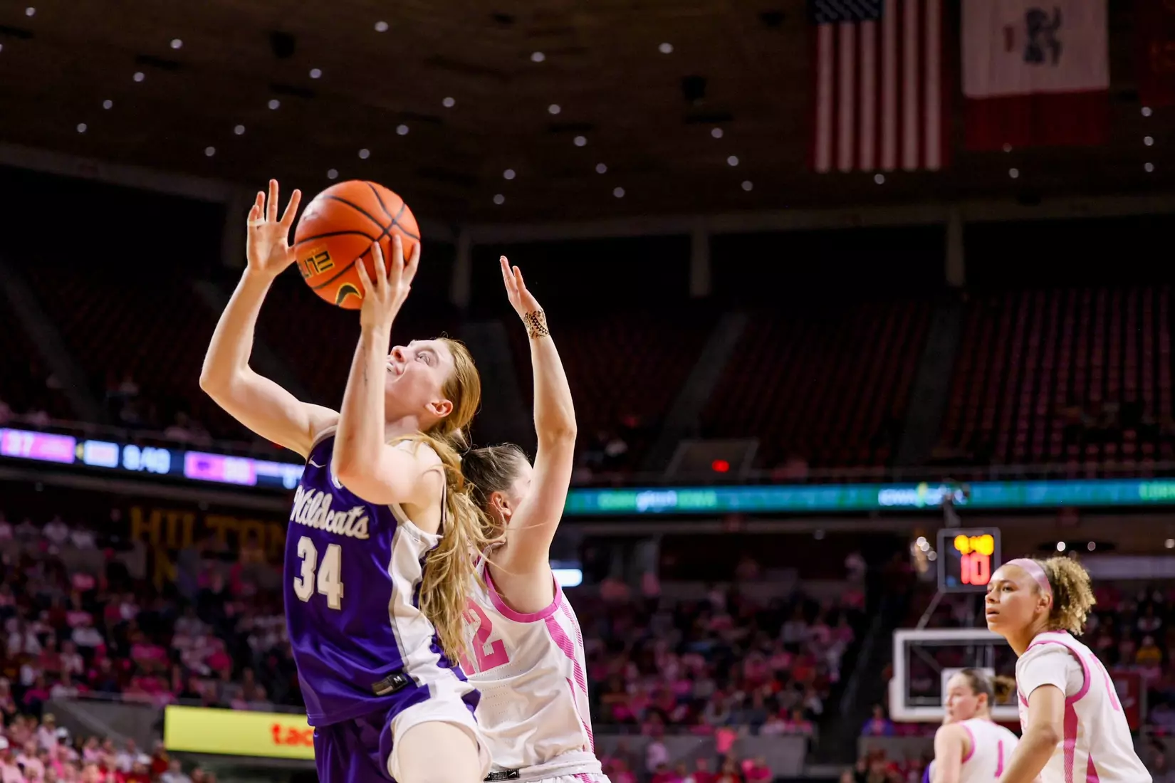K-State Women's Basketball vs Iowa State - February 15, 2026 - Ames, IA - Hilton Coliseum - Final Score: K-State 72, Iowa State 76