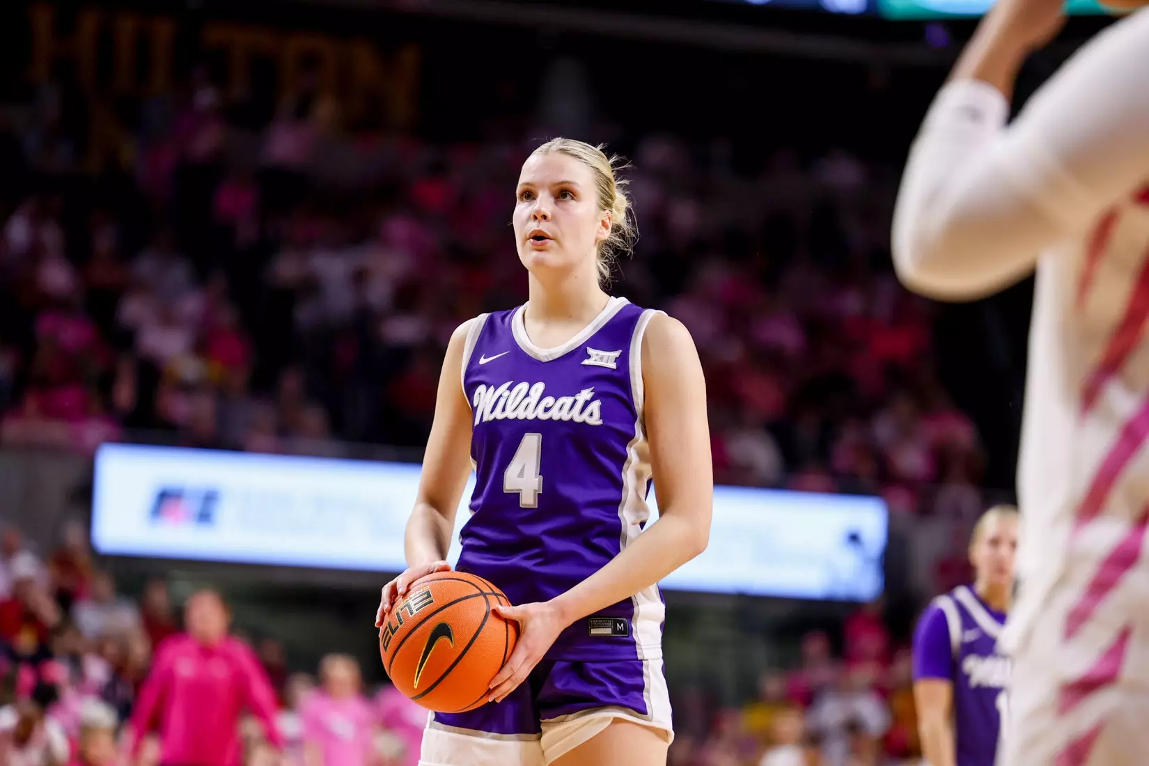 K-State Women's Basketball vs Iowa State - February 15, 2026 - Ames, IA - Hilton Coliseum - Final Score: K-State 72, Iowa State 76