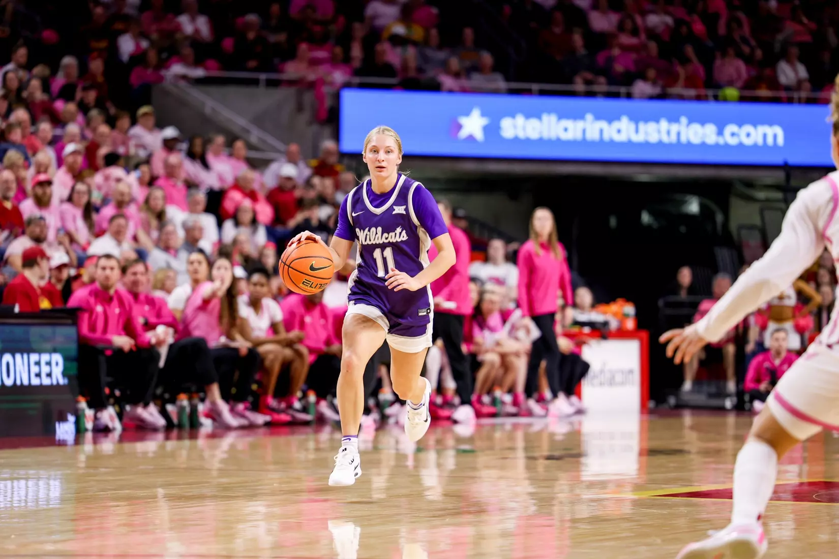 K-State Women's Basketball vs Iowa State - February 15, 2026 - Ames, IA - Hilton Coliseum - Final Score: K-State 72, Iowa State 76