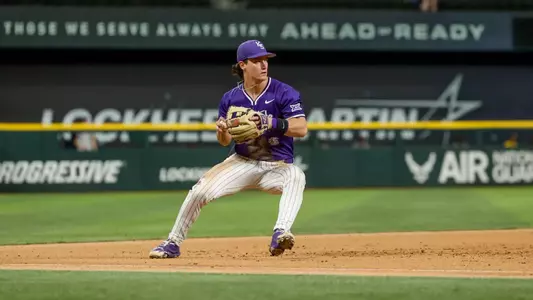 K-State Baseball vs. University of Michigan, February 22, 2026. Final: KSU 10, UM 6.
(Photo: Gabriella Whisler/K-State Sports)