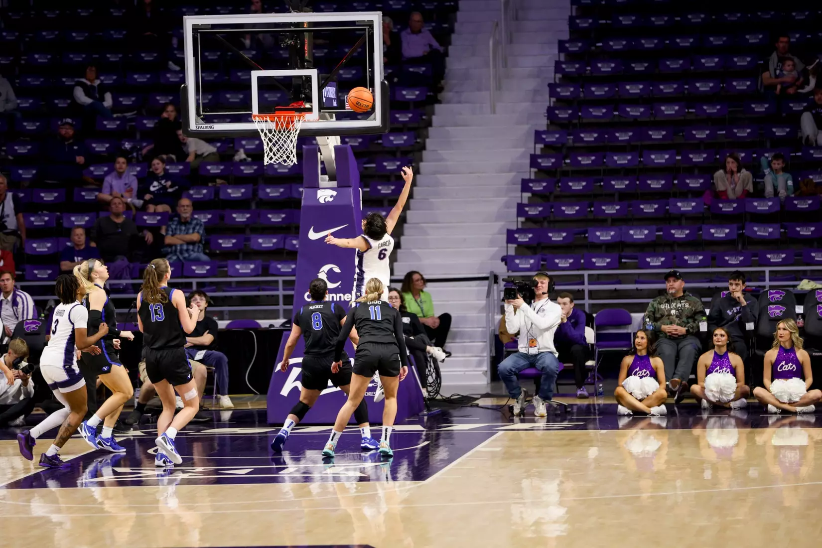 K-State National Girls and Women in Sports Day, February 7, 2026.
Final: K-State 77, BYU 52