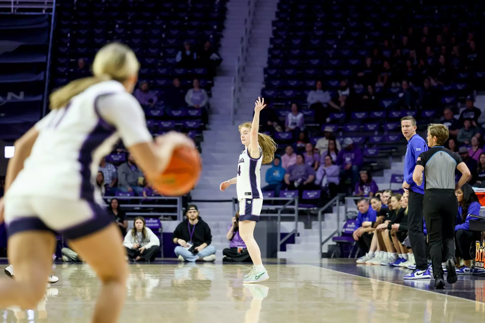 K-State National Girls and Women in Sports Day, February 7, 2026.
Final: K-State 77, BYU 52