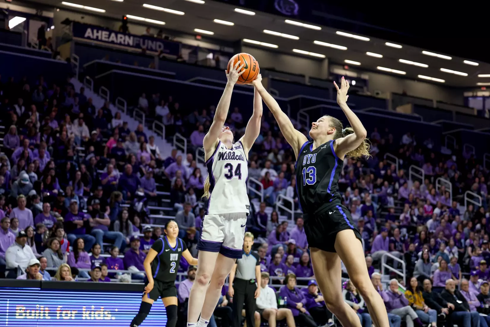 K-State National Girls and Women in Sports Day, February 7, 2026.
Final: K-State 77, BYU 52