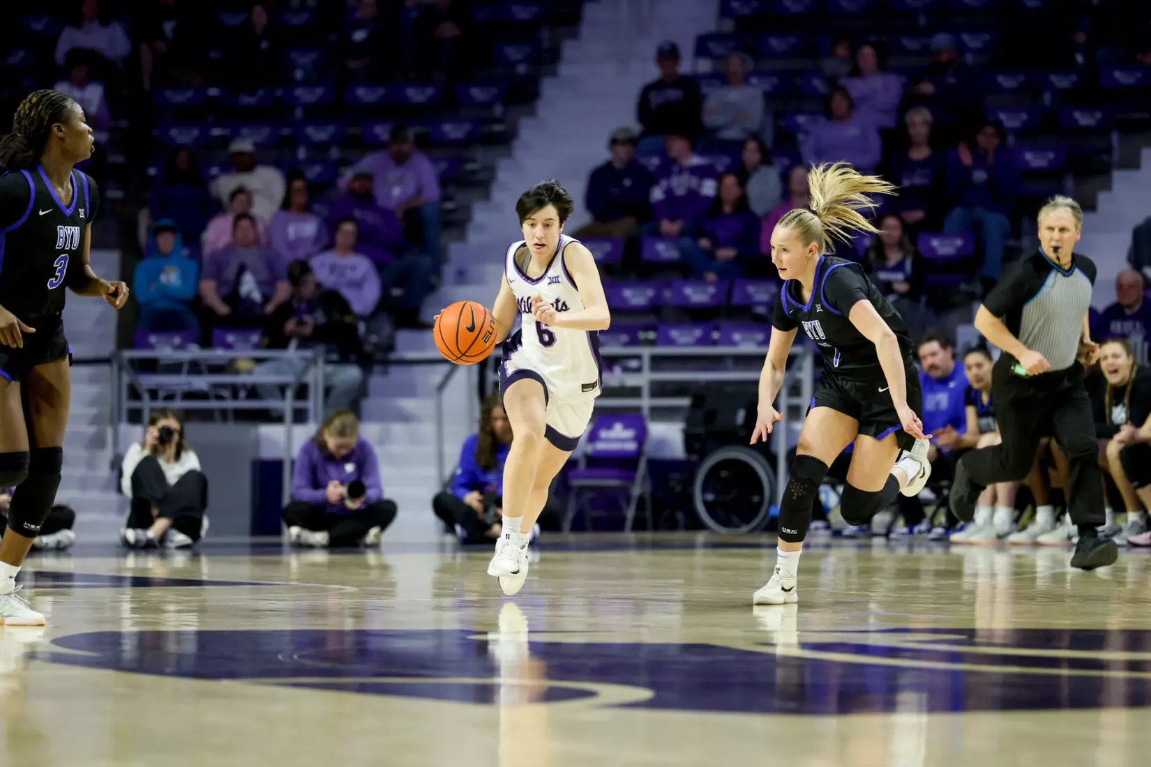 K-State National Girls and Women in Sports Day, February 7, 2026.
Final: K-State 77, BYU 52