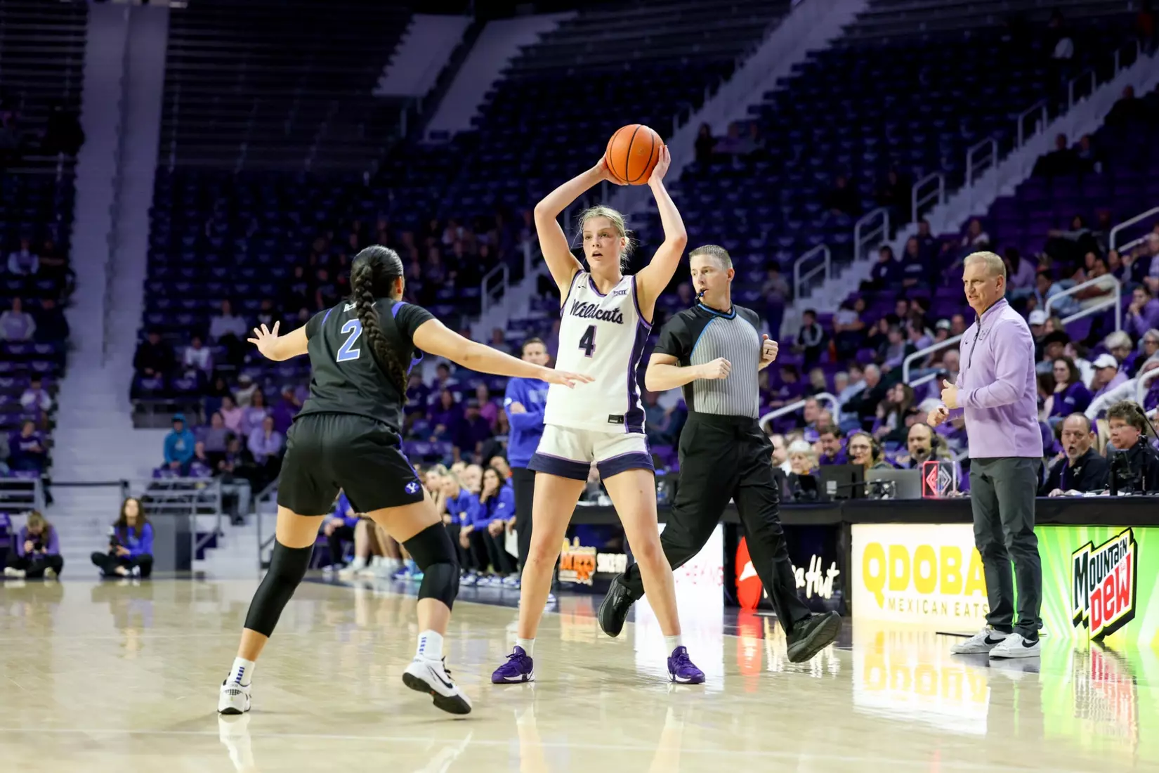 K-State National Girls and Women in Sports Day, February 7, 2026.
Final: K-State 77, BYU 52