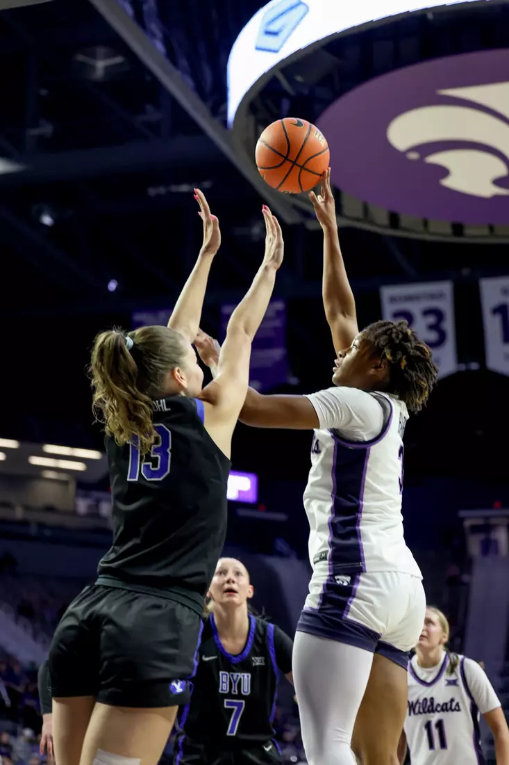 K-State National Girls and Women in Sports Day, February 7, 2026.
Final: K-State 77, BYU 52