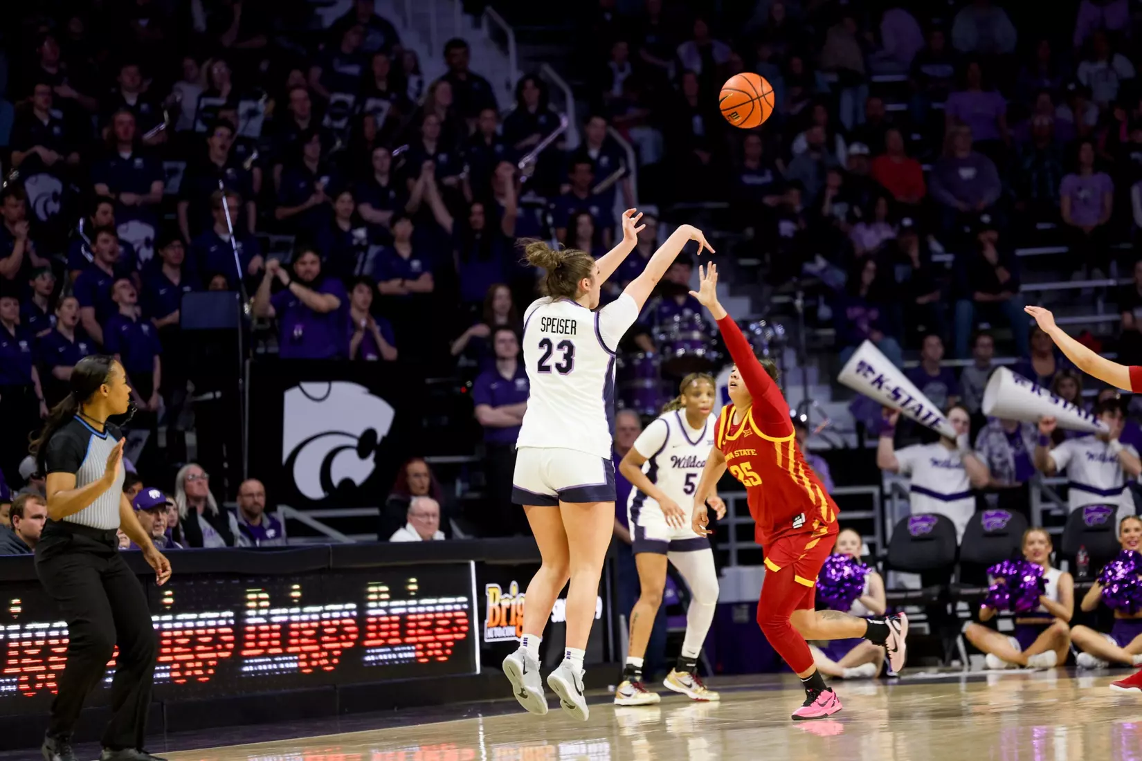 K-State Women's Basketball vs Iowa State - Sunday, March 1, 2026 - Bramlage Coliseum, Manhattan, Ks