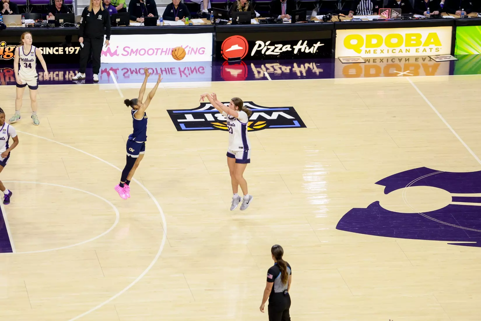 K-State Women's Basketball vs Georgia Tech - 2026 WBIT First Round - Bramlage Coliseum - Manhattan, Kansas - Final Score: KSU 69, GT 65