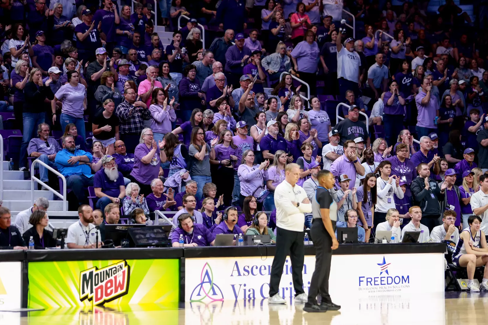 K-State Women's Basketball vs Georgia Tech - 2026 WBIT First Round - Bramlage Coliseum - Manhattan, Kansas - Final Score: KSU 69, GT 65