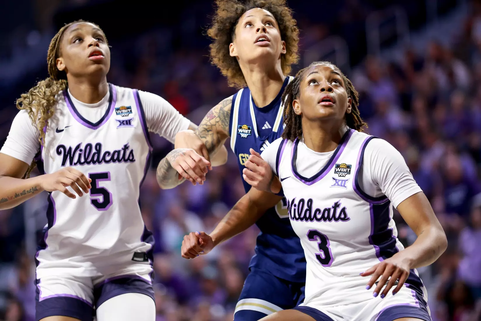 K-State Women's Basketball vs Georgia Tech - 2026 WBIT First Round - Bramlage Coliseum - Manhattan, Kansas - Final Score: KSU 69, GT 65