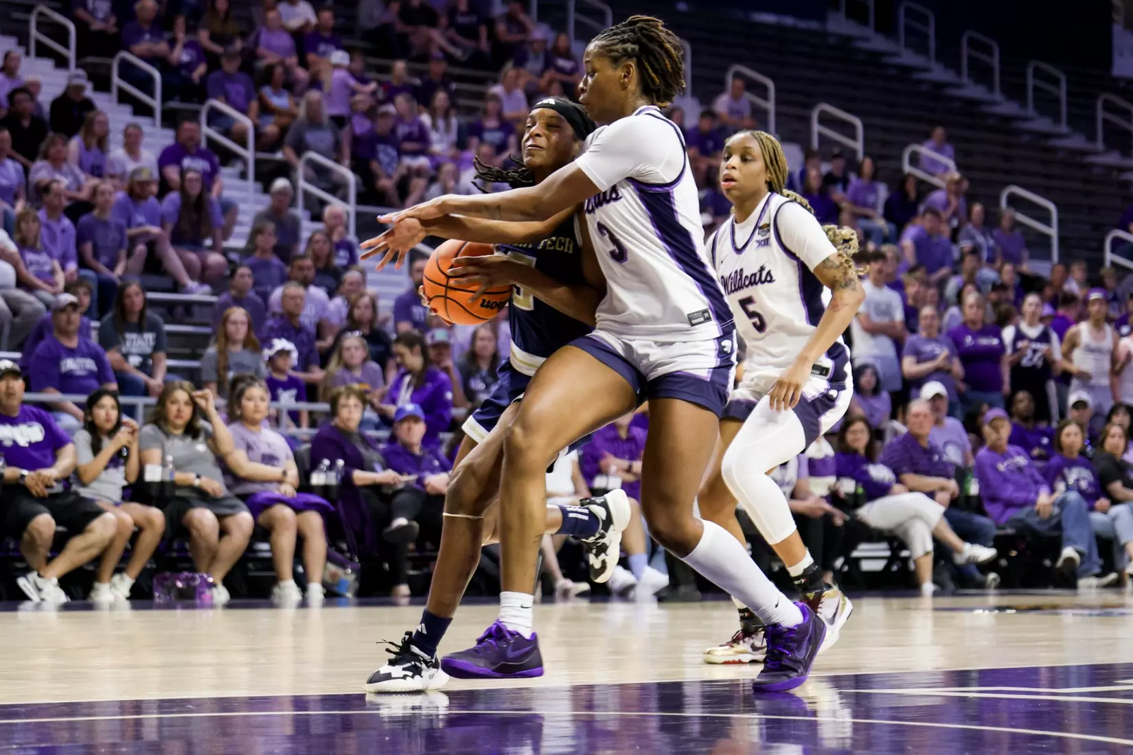 K-State Women's Basketball vs Georgia Tech - 2026 WBIT First Round - Bramlage Coliseum - Manhattan, Kansas - Final Score: KSU 69, GT 65