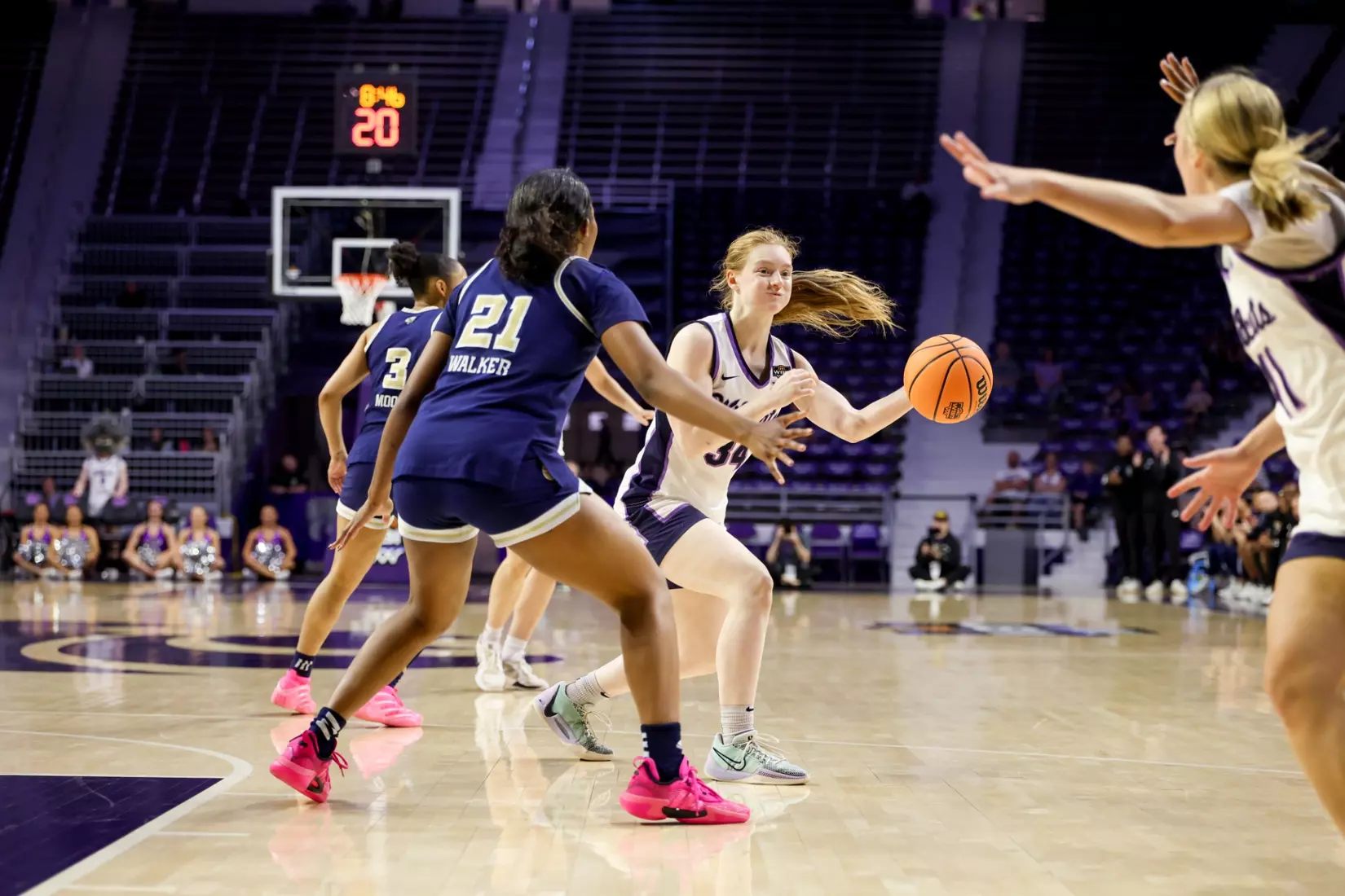 K-State Women's Basketball vs Georgia Tech - 2026 WBIT First Round - Bramlage Coliseum - Manhattan, Kansas - Final Score: KSU 69, GT 65