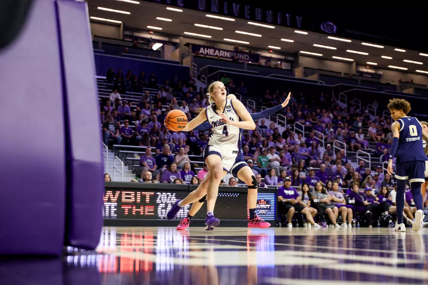 K-State Women's Basketball vs Georgia Tech - 2026 WBIT First Round - Bramlage Coliseum - Manhattan, Kansas - Final Score: KSU 69, GT 65