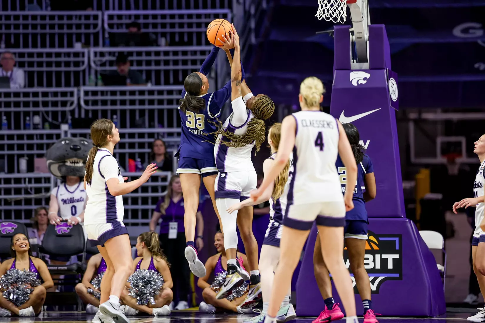 K-State Women's Basketball vs Georgia Tech - 2026 WBIT First Round - Bramlage Coliseum - Manhattan, Kansas - Final Score: KSU 69, GT 65