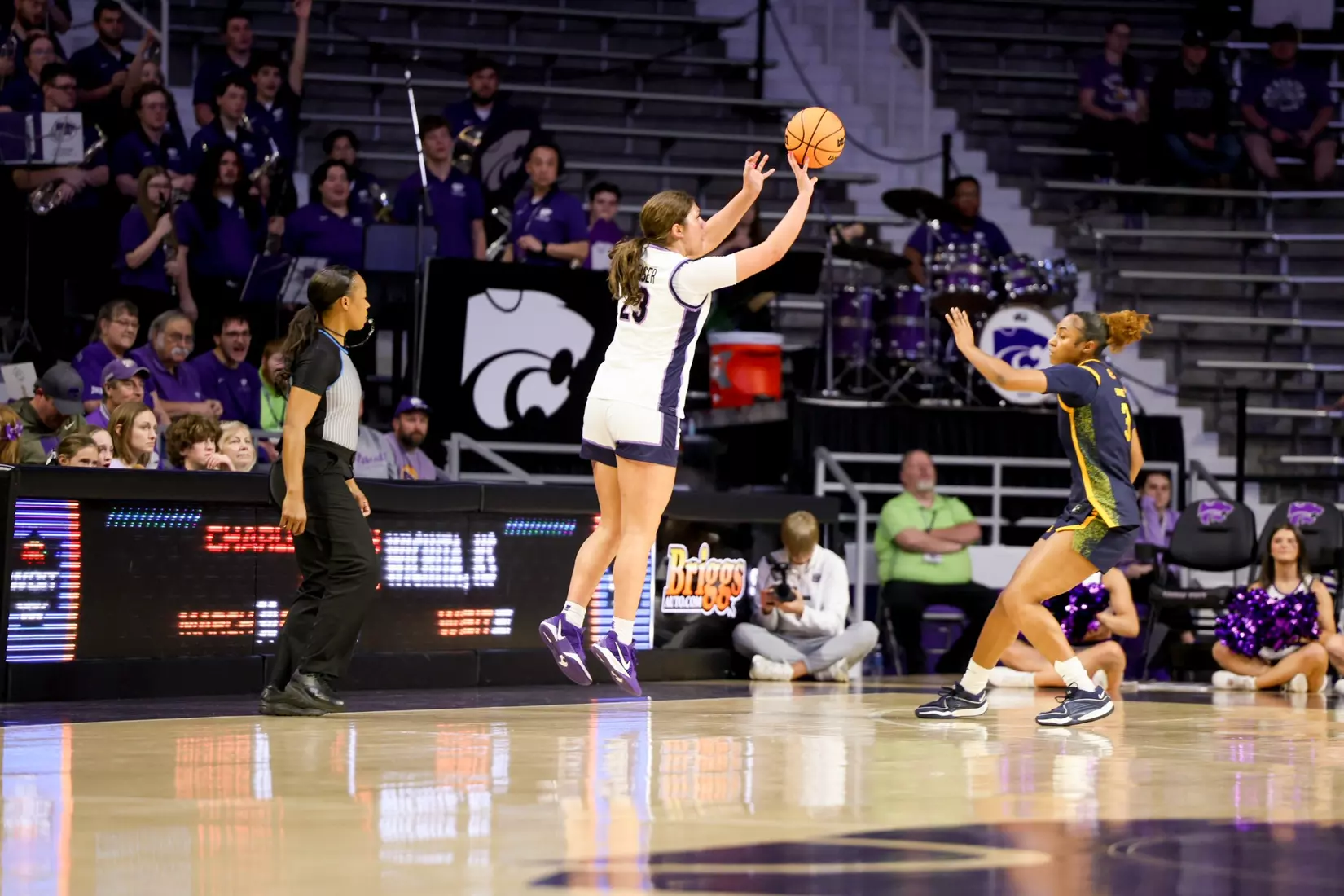 K-State Women's Basketball vs California - 2026 WBIT Second Round - Bramlage Coliseum - Manhattan, Kansas - Final Score: KSU 75, CAL 83