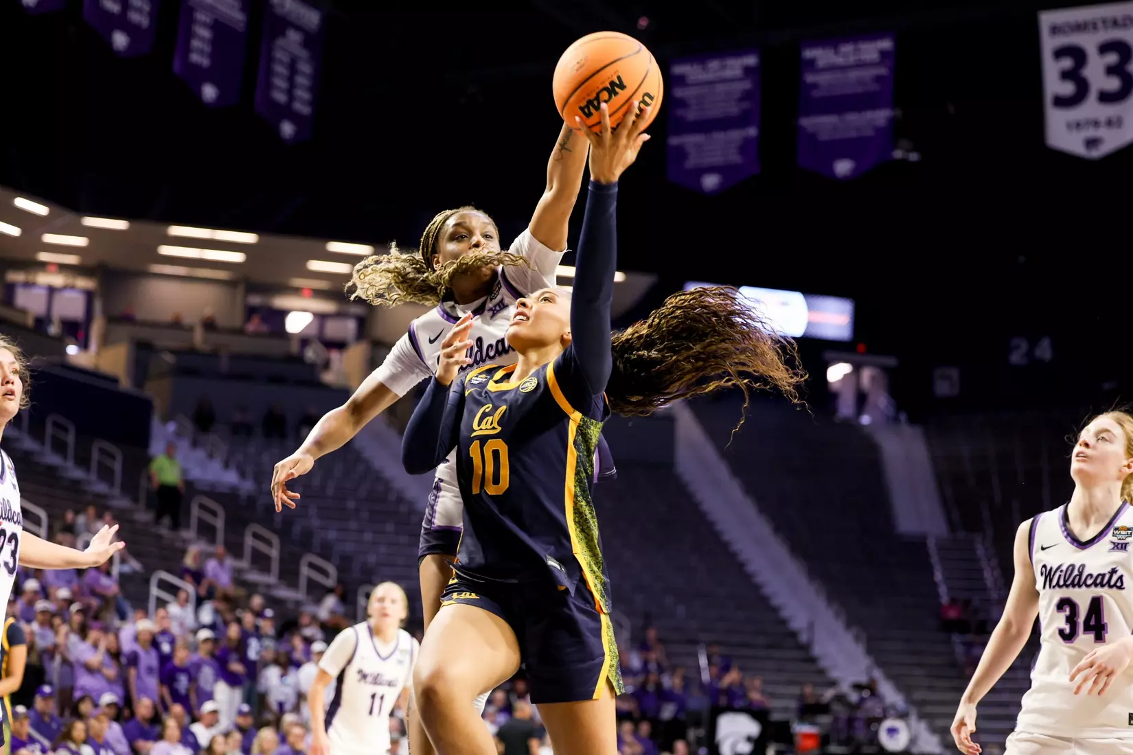 K-State Women's Basketball vs California - 2026 WBIT Second Round - Bramlage Coliseum - Manhattan, Kansas - Final Score: KSU 75, CAL 83