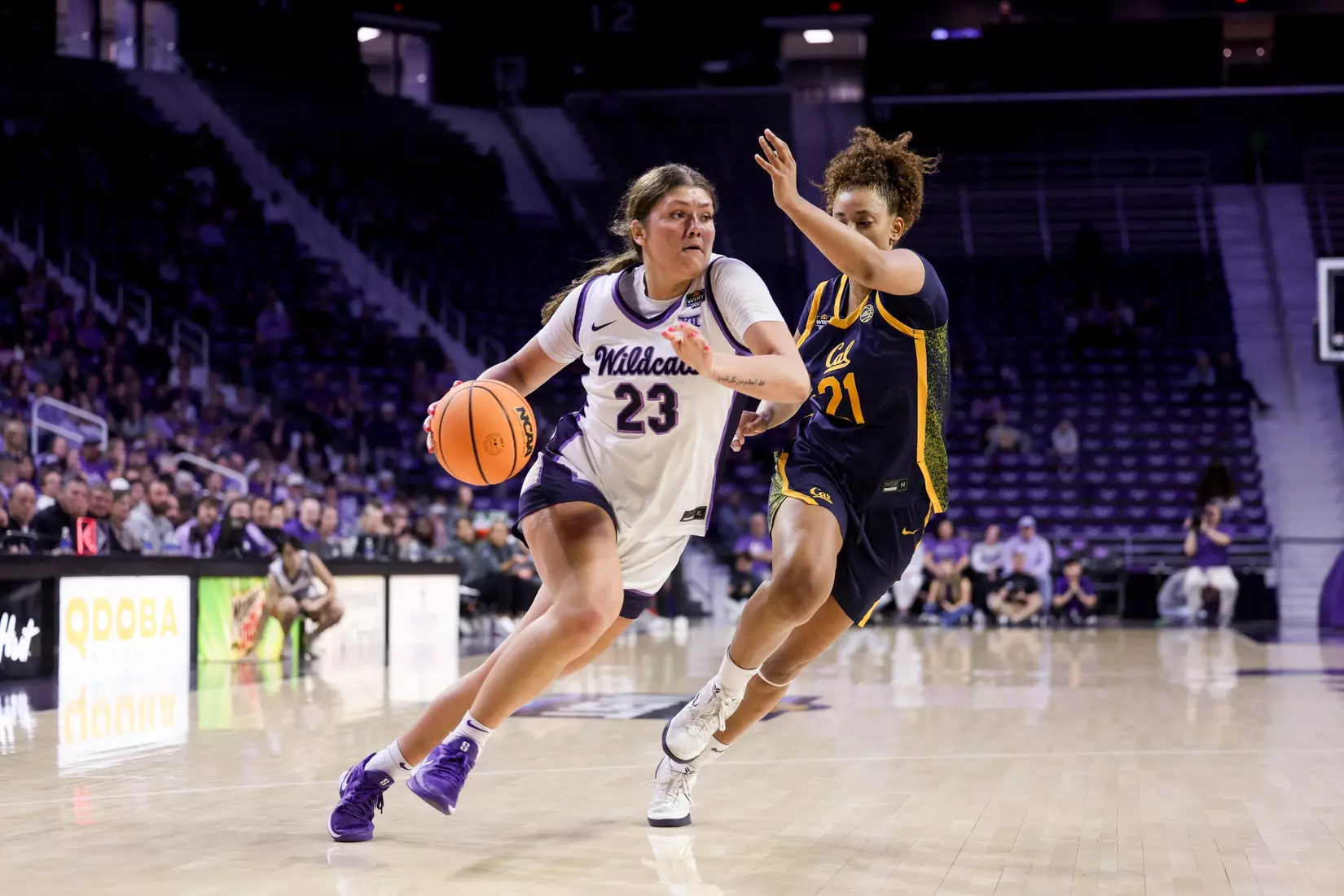 K-State Women's Basketball vs California - 2026 WBIT Second Round - Bramlage Coliseum - Manhattan, Kansas - Final Score: KSU 75, CAL 83