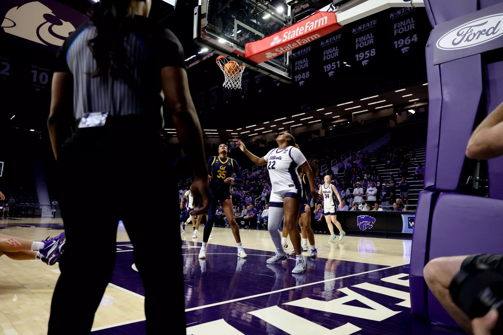 K-State Women's Basketball vs California - 2026 WBIT Second Round - Bramlage Coliseum - Manhattan, Kansas - Final Score: KSU 75, CAL 83