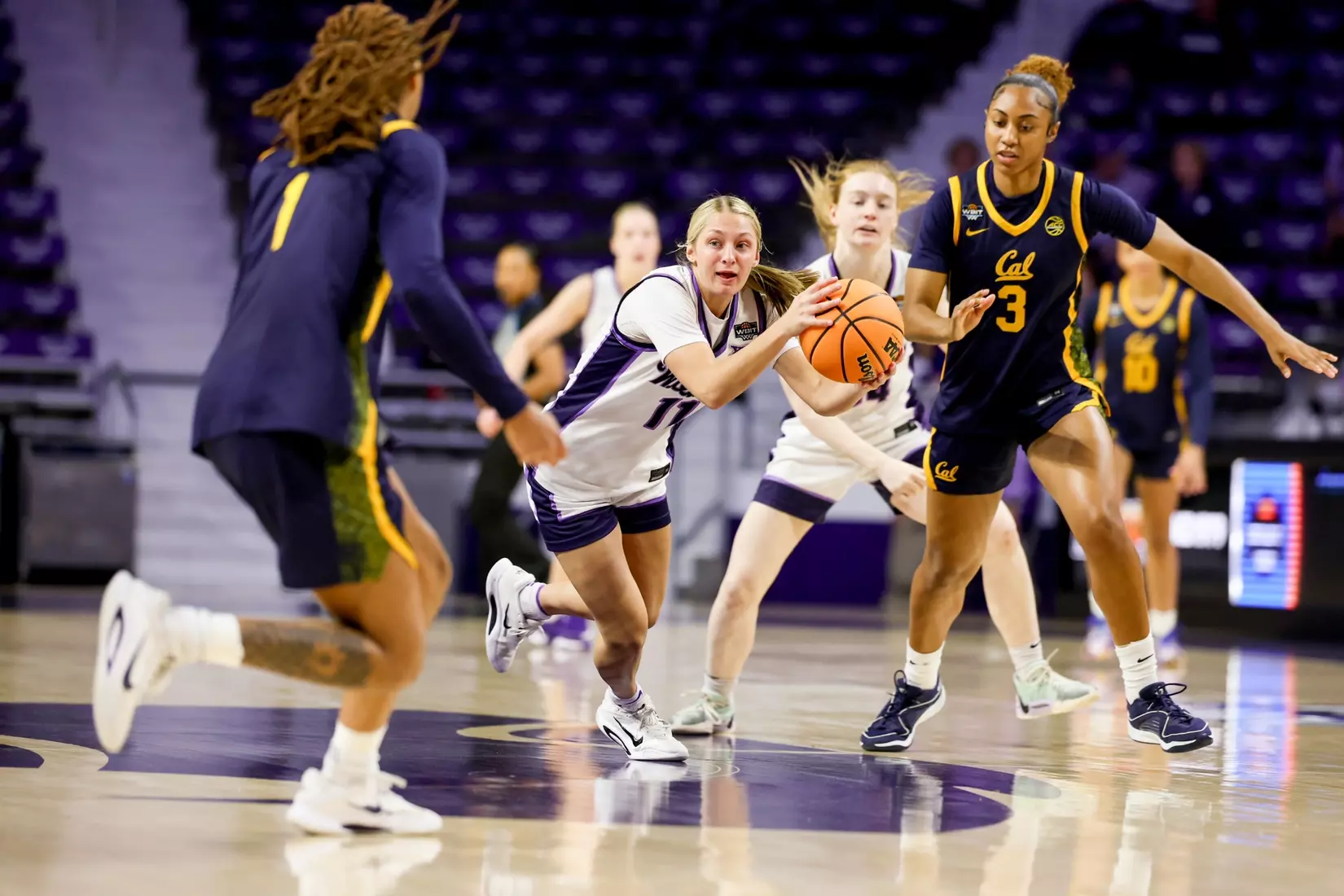 K-State Women's Basketball vs California - 2026 WBIT Second Round - Bramlage Coliseum - Manhattan, Kansas - Final Score: KSU 75, CAL 83