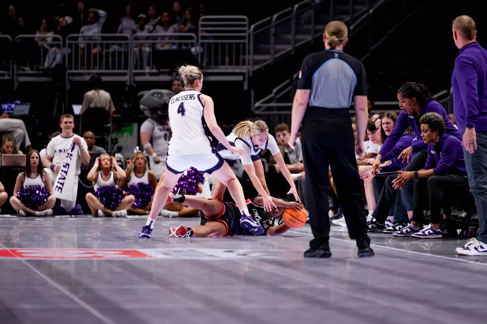 K-State Women's Basketball vs Cincinnati - 2026 Big 12 Women's Basketball Tournament First Round - T-Mobile Center - Kansas City, Missouri - Final Score: KSU 91, CIN 66