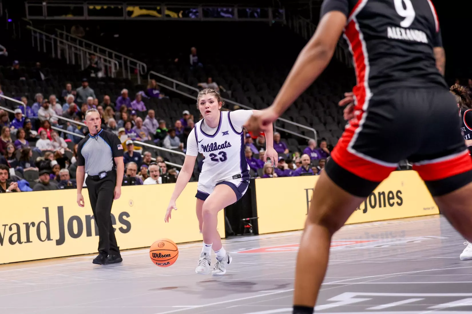 K-State Women's Basketball vs Cincinnati - 2026 Big 12 Women's Basketball Tournament First Round - T-Mobile Center - Kansas City, Missouri - Final Score: KSU 91, CIN 66