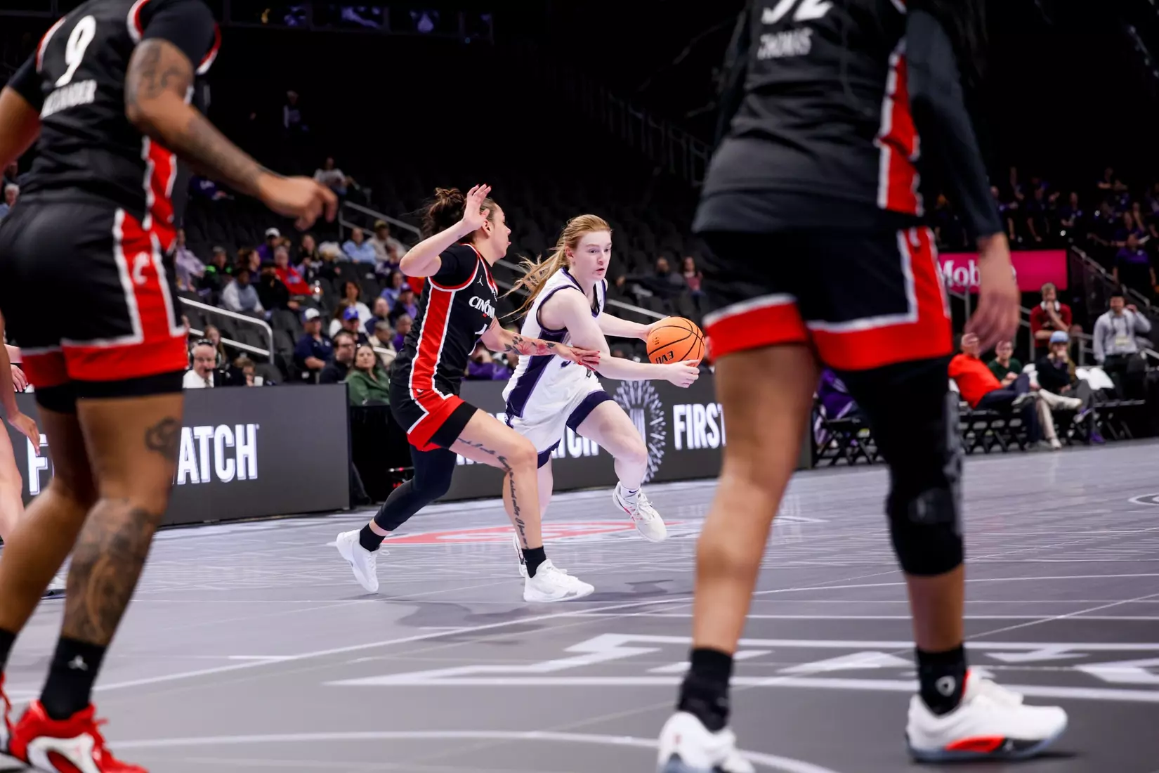 K-State Women's Basketball vs Cincinnati - 2026 Big 12 Women's Basketball Tournament First Round - T-Mobile Center - Kansas City, Missouri - Final Score: KSU 91, CIN 66