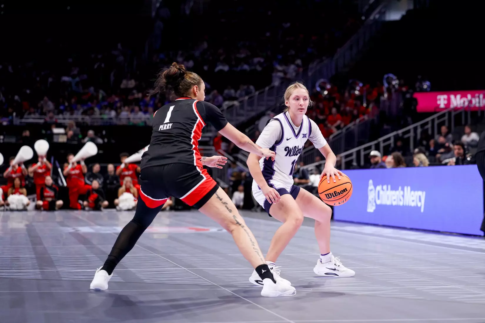 K-State Women's Basketball vs Cincinnati - 2026 Big 12 Women's Basketball Tournament First Round - T-Mobile Center - Kansas City, Missouri - Final Score: KSU 91, CIN 66