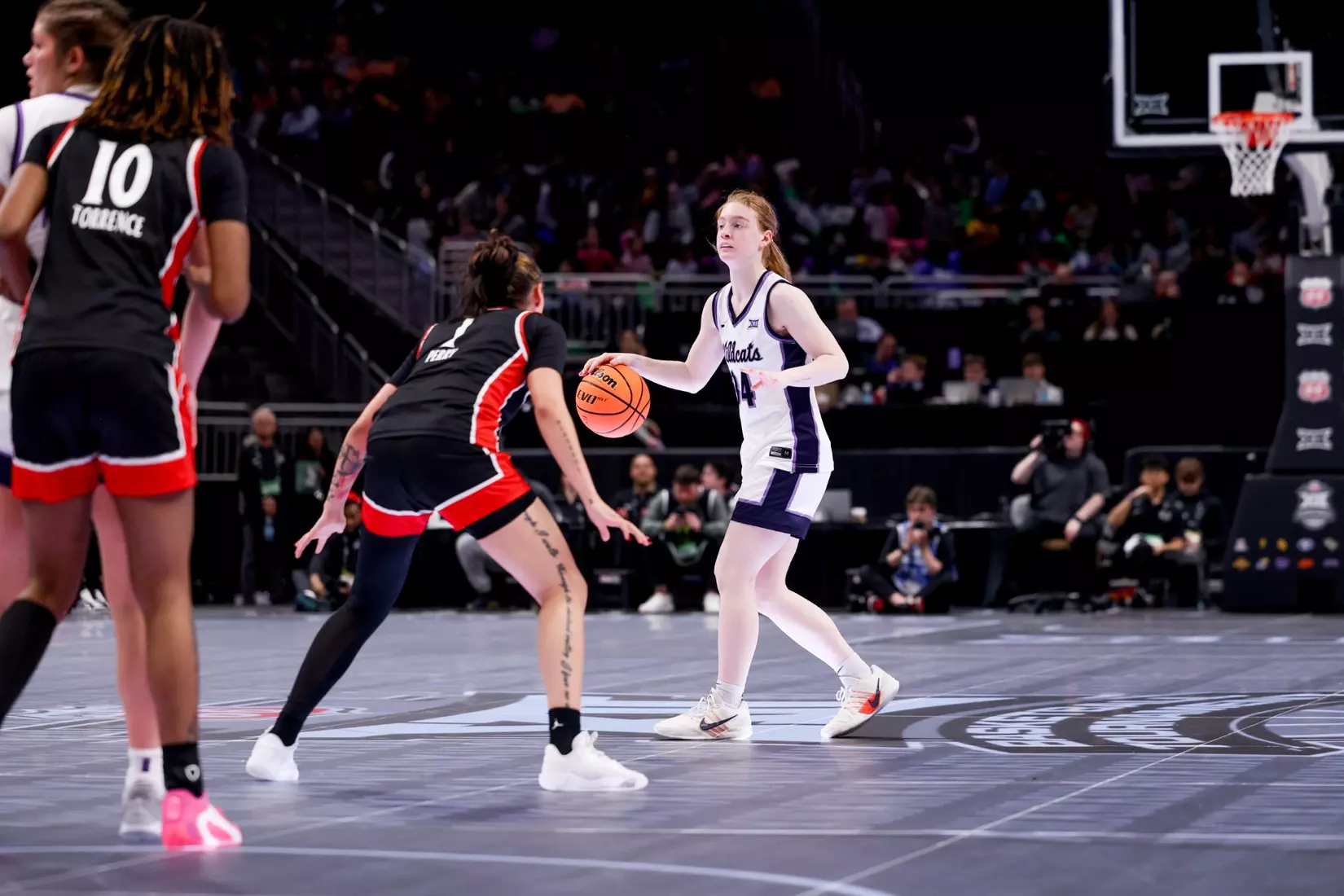 K-State Women's Basketball vs Cincinnati - 2026 Big 12 Women's Basketball Tournament First Round - T-Mobile Center - Kansas City, Missouri - Final Score: KSU 91, CIN 66