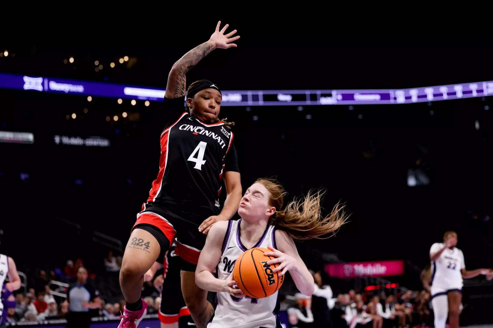 K-State Women's Basketball vs Cincinnati - 2026 Big 12 Women's Basketball Tournament First Round - T-Mobile Center - Kansas City, Missouri - Final Score: KSU 91, CIN 66
