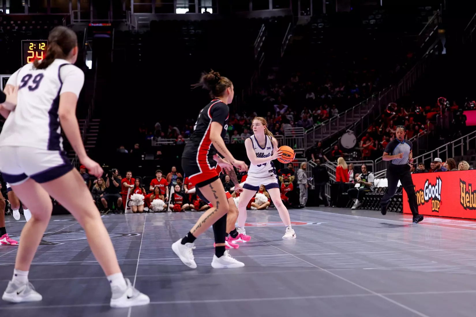 K-State Women's Basketball vs Cincinnati - 2026 Big 12 Women's Basketball Tournament First Round - T-Mobile Center - Kansas City, Missouri - Final Score: KSU 91, CIN 66