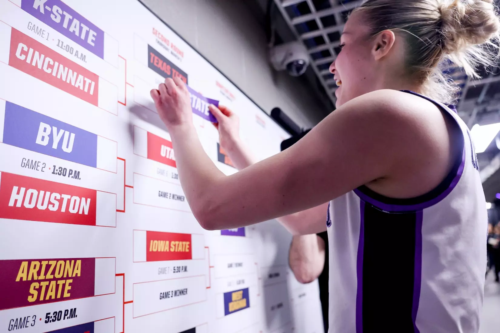 K-State Women's Basketball vs Cincinnati - 2026 Big 12 Women's Basketball Tournament First Round - T-Mobile Center - Kansas City, Missouri - Final Score: KSU 91, CIN 66