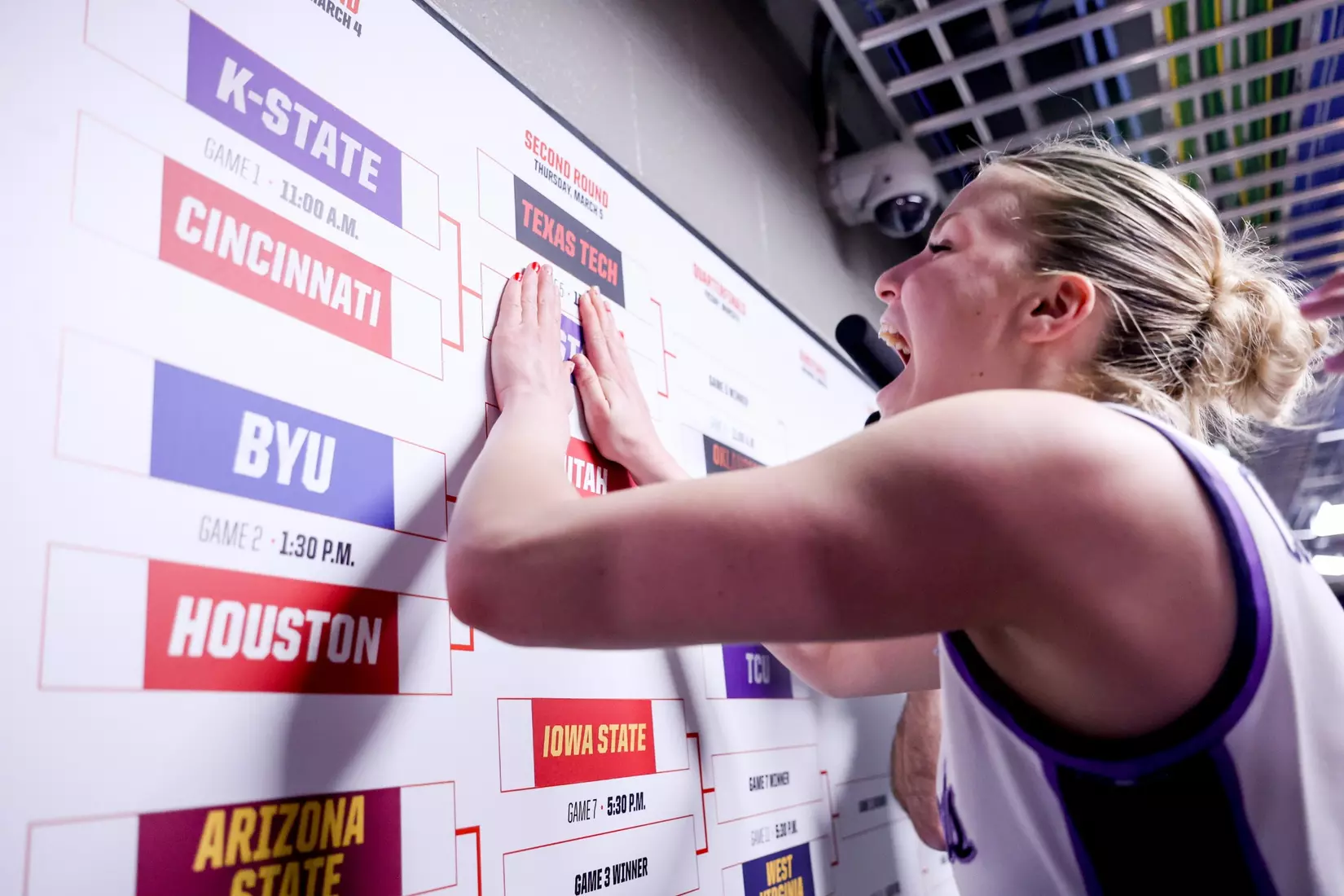 K-State Women's Basketball vs Cincinnati - 2026 Big 12 Women's Basketball Tournament First Round - T-Mobile Center - Kansas City, Missouri - Final Score: KSU 91, CIN 66