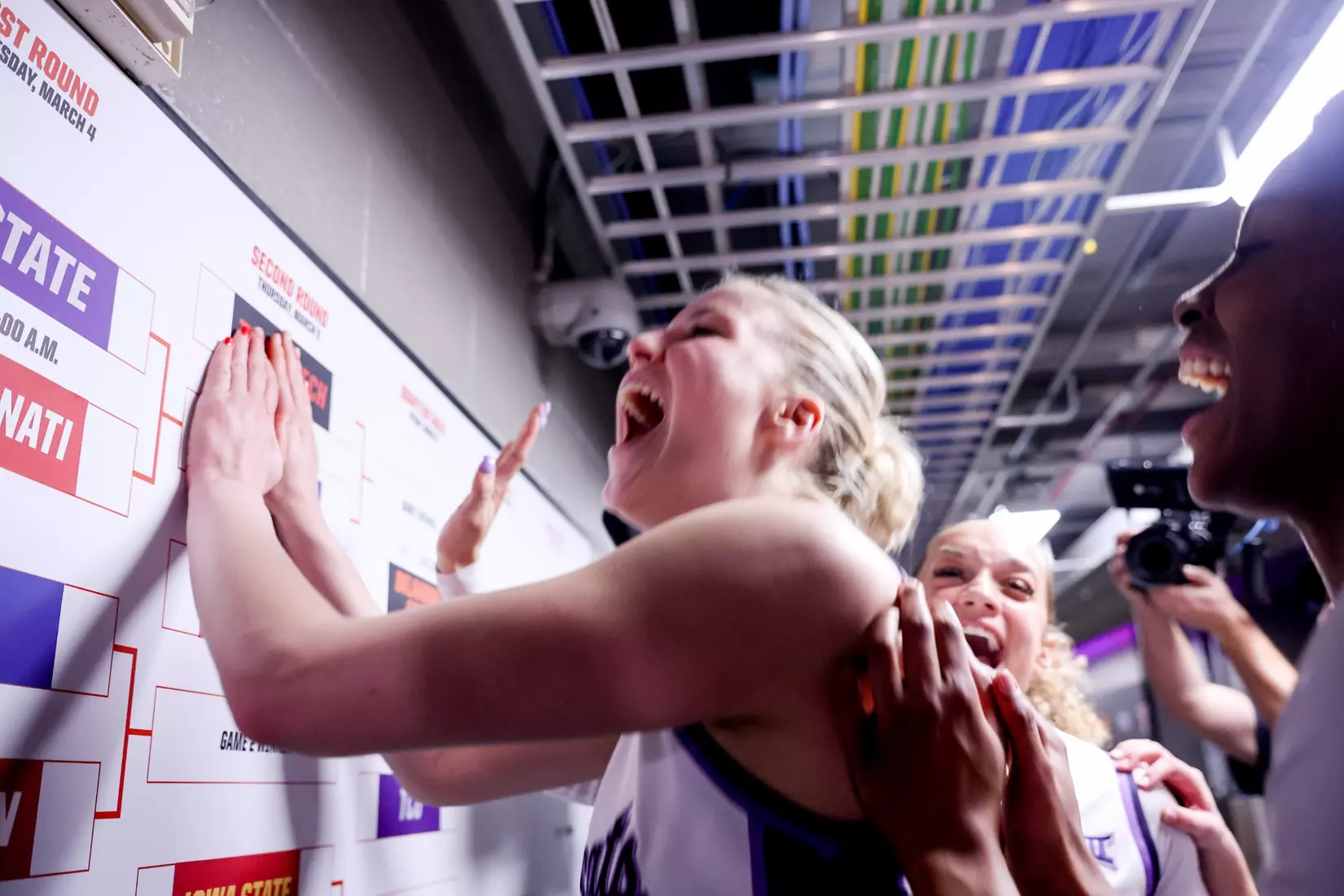K-State Women's Basketball vs Cincinnati - 2026 Big 12 Women's Basketball Tournament First Round - T-Mobile Center - Kansas City, Missouri - Final Score: KSU 91, CIN 66