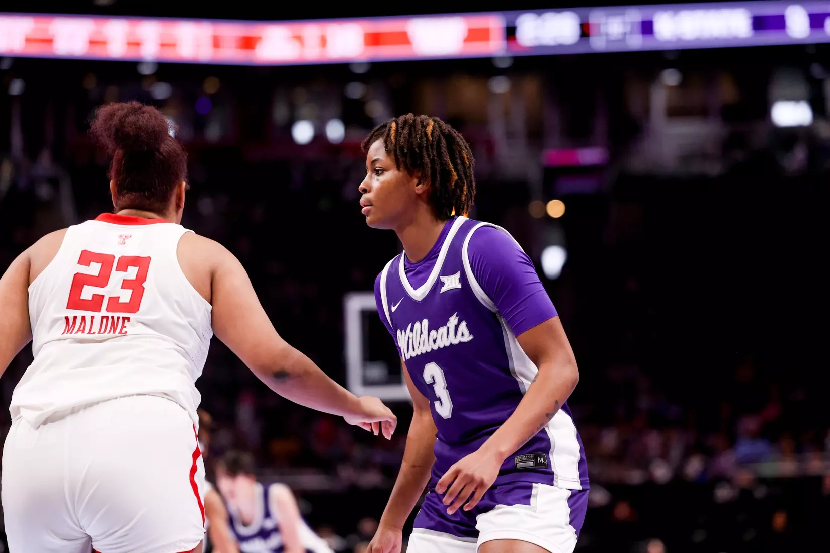 K-State Women's Basketball vs Texas Tech - 2026 Big 12 Women's Basketball Tournament Second Round - T-Mobile Center - Kansas City, Missouri - Final Score: KSU 58, TTU 51