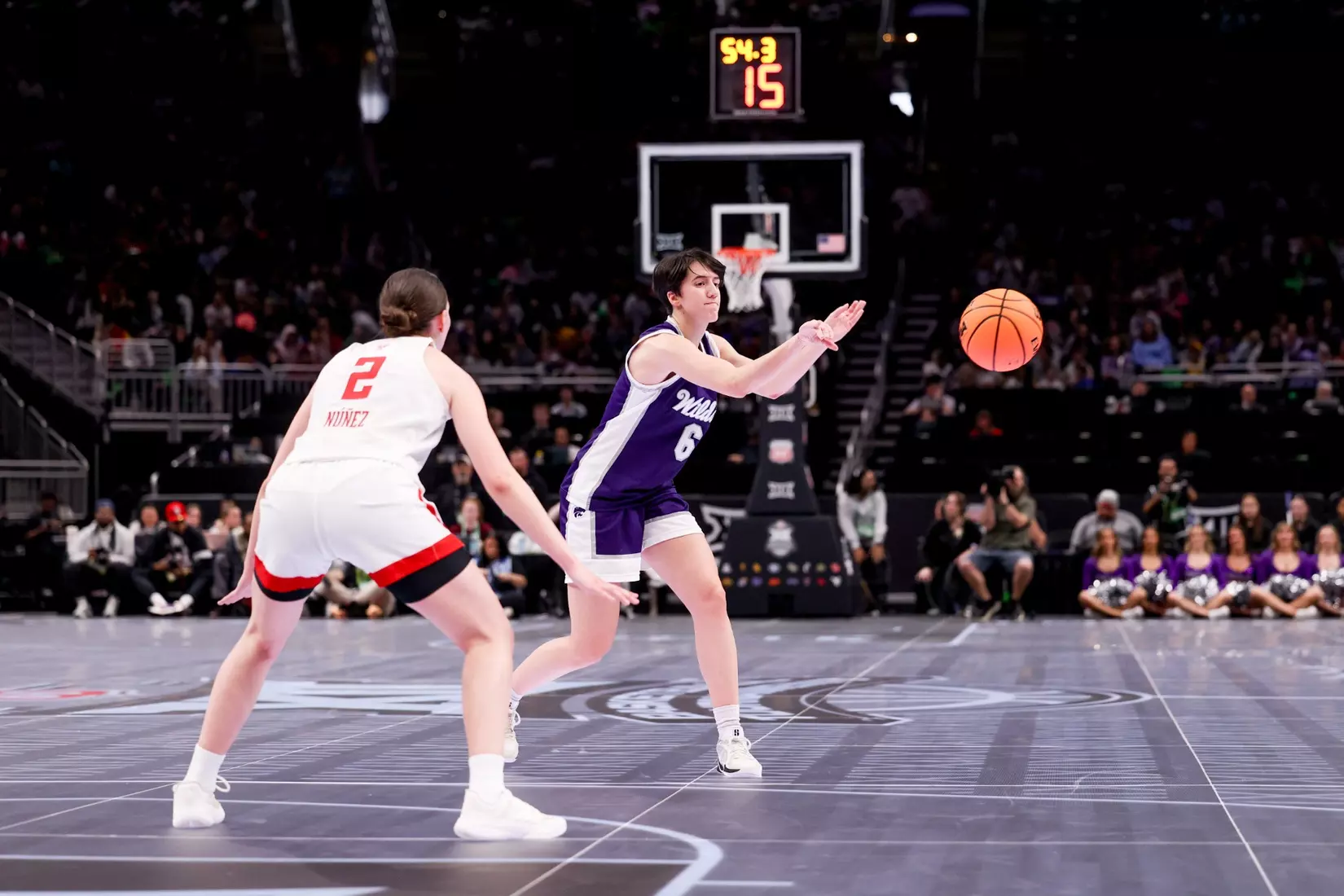 K-State Women's Basketball vs Texas Tech - 2026 Big 12 Women's Basketball Tournament Second Round - T-Mobile Center - Kansas City, Missouri - Final Score: KSU 58, TTU 51