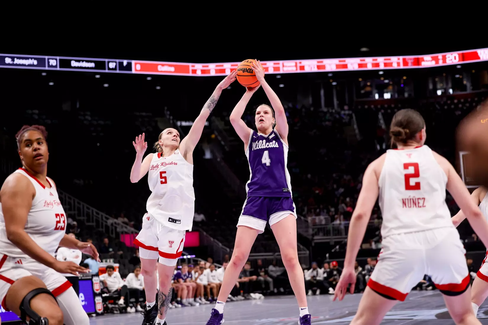 K-State Women's Basketball vs Texas Tech - 2026 Big 12 Women's Basketball Tournament Second Round - T-Mobile Center - Kansas City, Missouri - Final Score: KSU 58, TTU 51