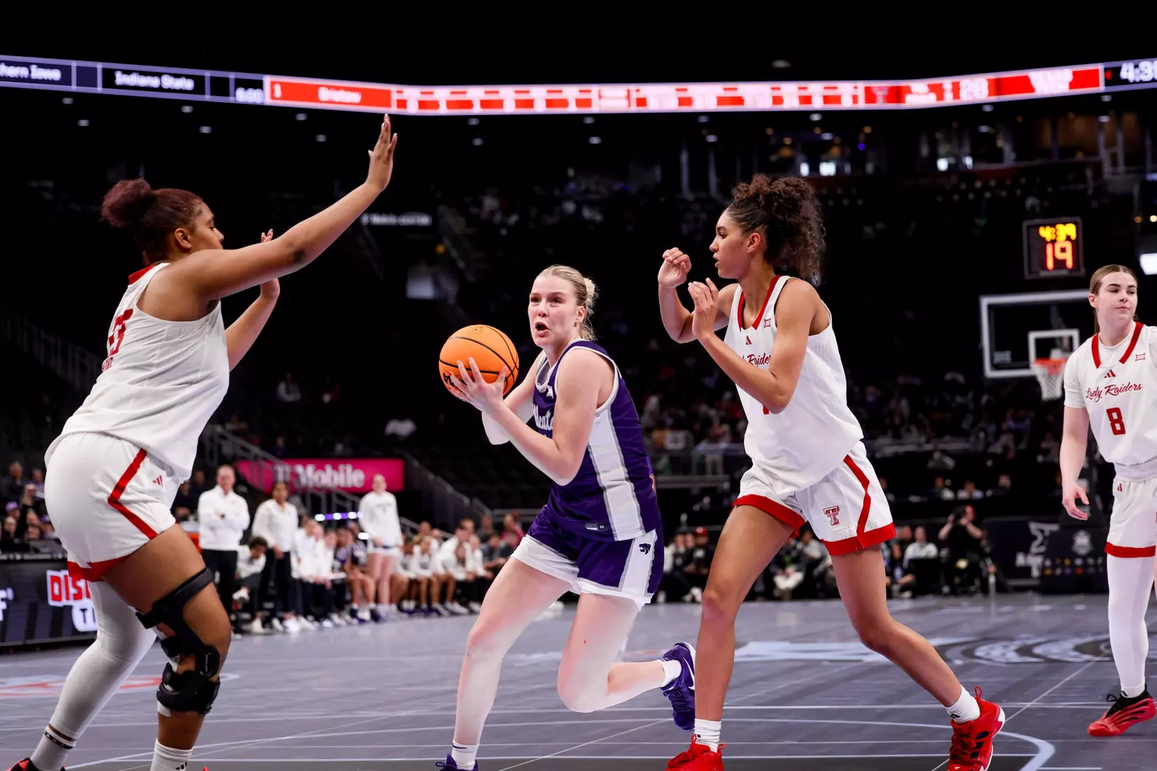 K-State Women's Basketball vs Texas Tech - 2026 Big 12 Women's Basketball Tournament Second Round - T-Mobile Center - Kansas City, Missouri - Final Score: KSU 58, TTU 51