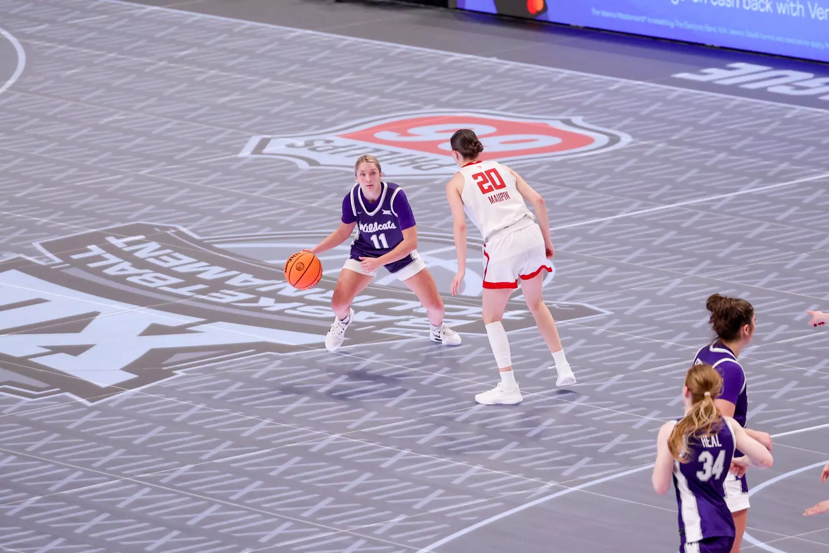 K-State Women's Basketball vs Texas Tech - 2026 Big 12 Women's Basketball Tournament Second Round - T-Mobile Center - Kansas City, Missouri - Final Score: KSU 58, TTU 51