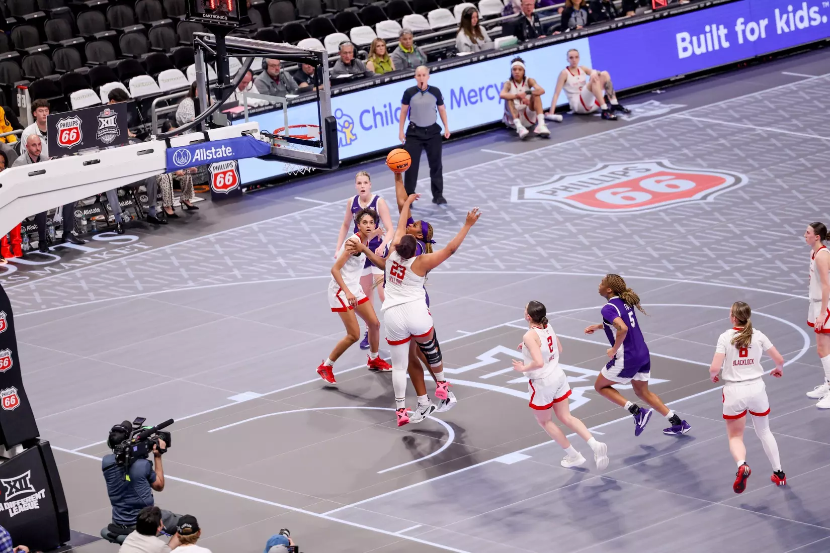 K-State Women's Basketball vs Texas Tech - 2026 Big 12 Women's Basketball Tournament Second Round - T-Mobile Center - Kansas City, Missouri - Final Score: KSU 58, TTU 51