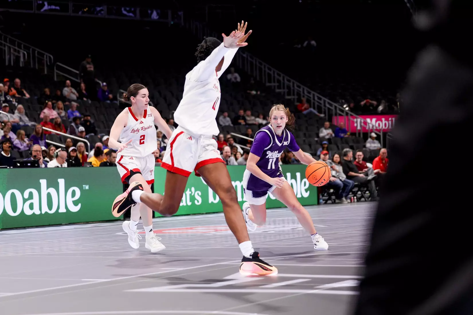 K-State Women's Basketball vs Texas Tech - 2026 Big 12 Women's Basketball Tournament Second Round - T-Mobile Center - Kansas City, Missouri - Final Score: KSU 58, TTU 51