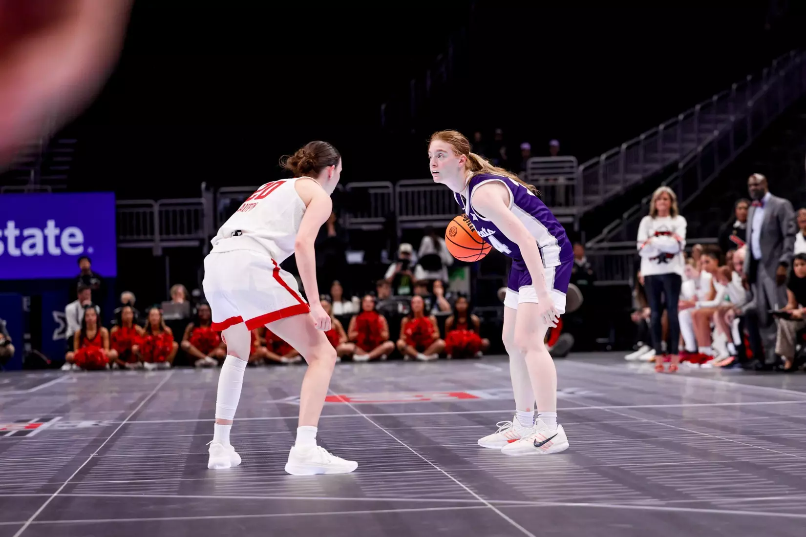 K-State Women's Basketball vs Texas Tech - 2026 Big 12 Women's Basketball Tournament Second Round - T-Mobile Center - Kansas City, Missouri - Final Score: KSU 58, TTU 51