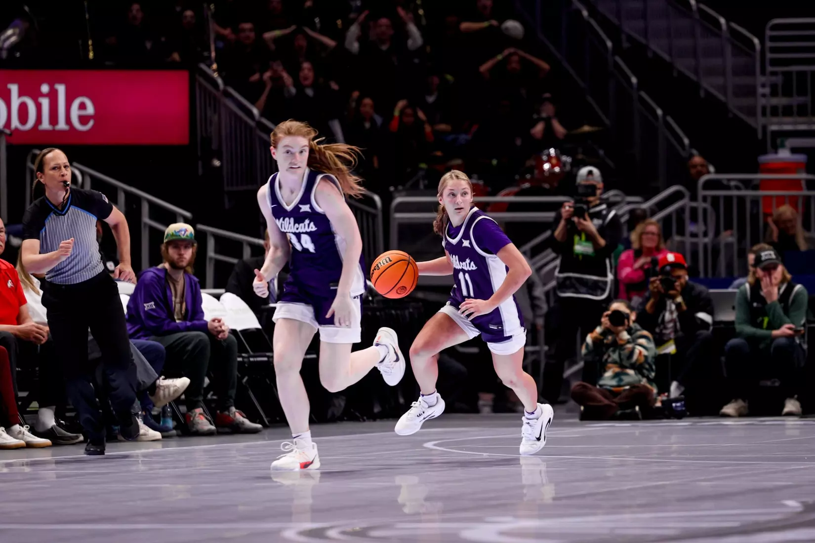 K-State Women's Basketball vs Texas Tech - 2026 Big 12 Women's Basketball Tournament Second Round - T-Mobile Center - Kansas City, Missouri - Final Score: KSU 58, TTU 51