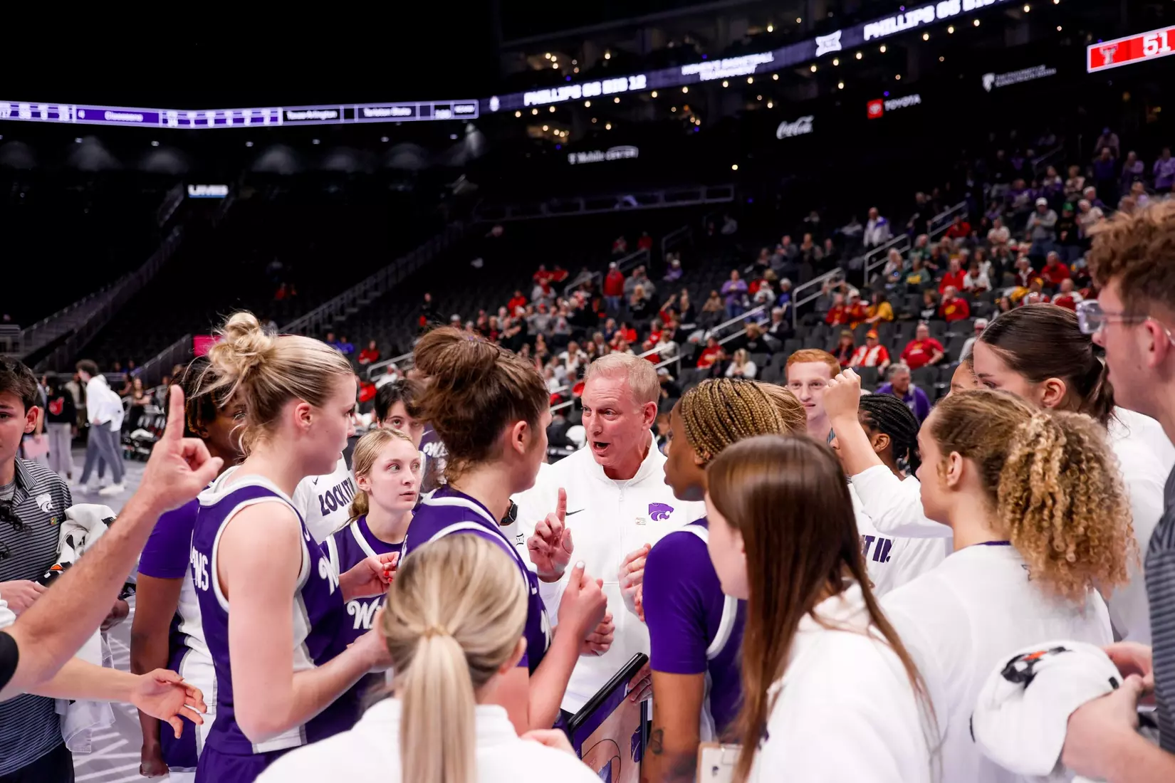 K-State Women's Basketball vs Texas Tech - 2026 Big 12 Women's Basketball Tournament Second Round - T-Mobile Center - Kansas City, Missouri - Final Score: KSU 58, TTU 51