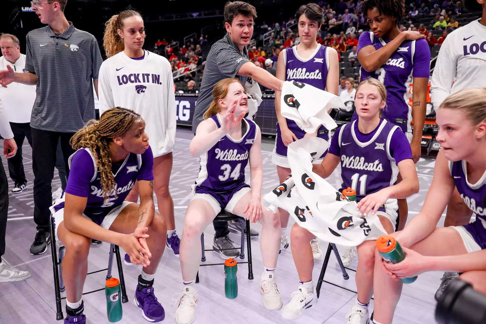 K-State Women's Basketball vs Texas Tech - 2026 Big 12 Women's Basketball Tournament Second Round - T-Mobile Center - Kansas City, Missouri - Final Score: KSU 58, TTU 51