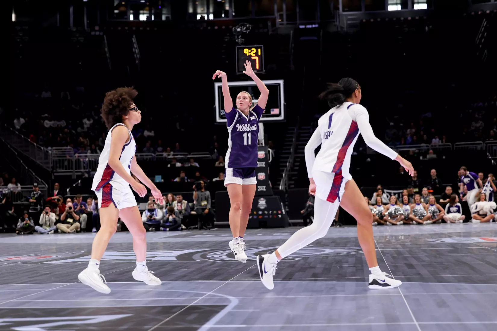 K-State Women's Basketball vs TCU - 2026 Big 12 Women's Basketball Tournament Semifinal - T-Mobile Center - Kansas City, Missouri - Final Score: KSU 62, TCU 74