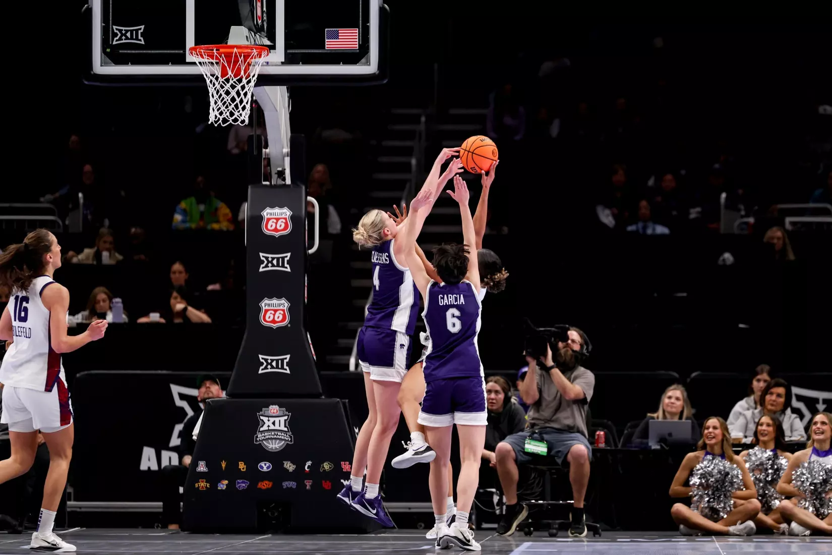 K-State Women's Basketball vs TCU - 2026 Big 12 Women's Basketball Tournament Semifinal - T-Mobile Center - Kansas City, Missouri - Final Score: KSU 62, TCU 74