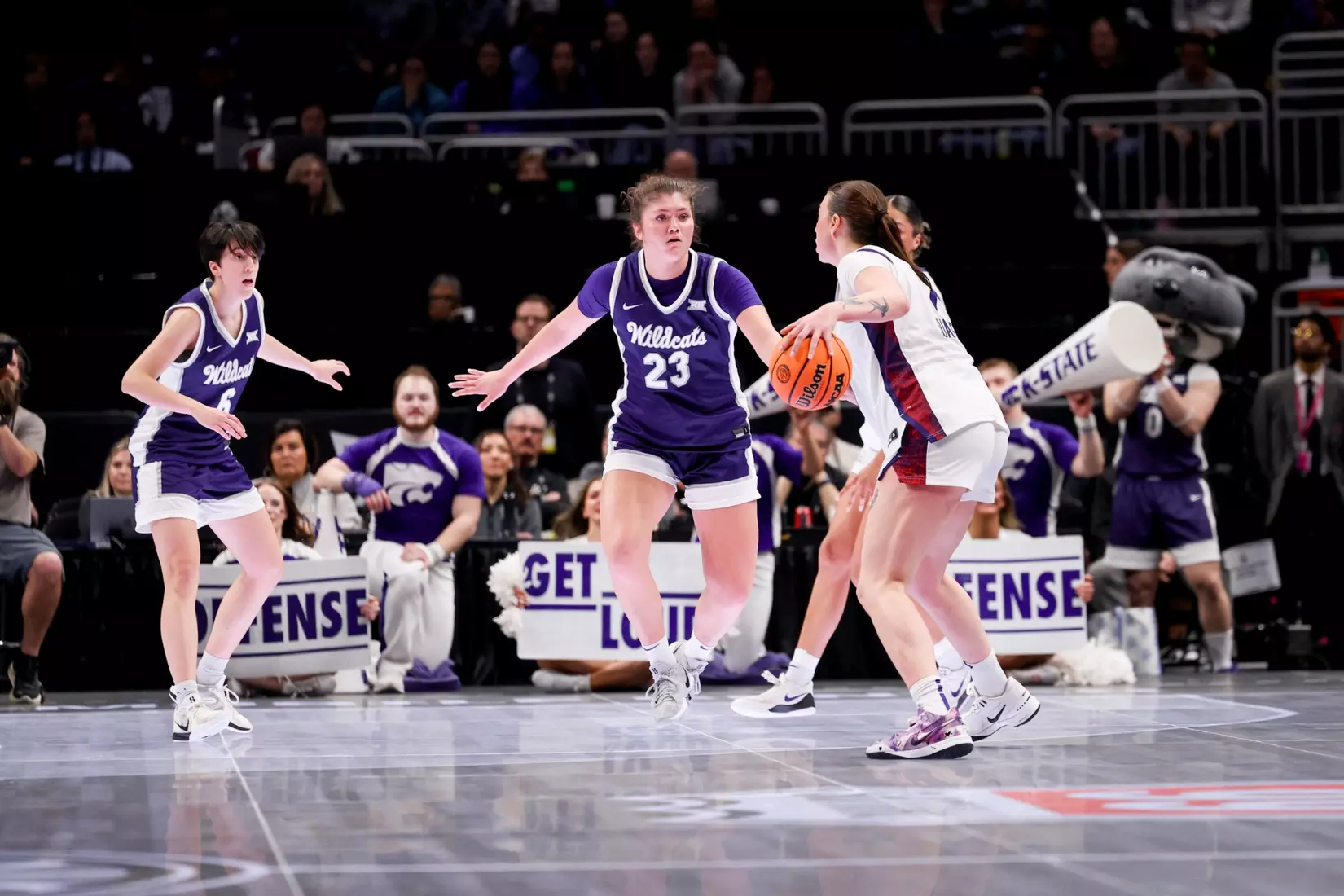 K-State Women's Basketball vs TCU - 2026 Big 12 Women's Basketball Tournament Semifinal - T-Mobile Center - Kansas City, Missouri - Final Score: KSU 62, TCU 74