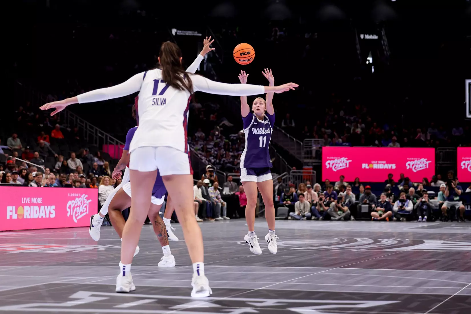 K-State Women's Basketball vs TCU - 2026 Big 12 Women's Basketball Tournament Semifinal - T-Mobile Center - Kansas City, Missouri - Final Score: KSU 62, TCU 74