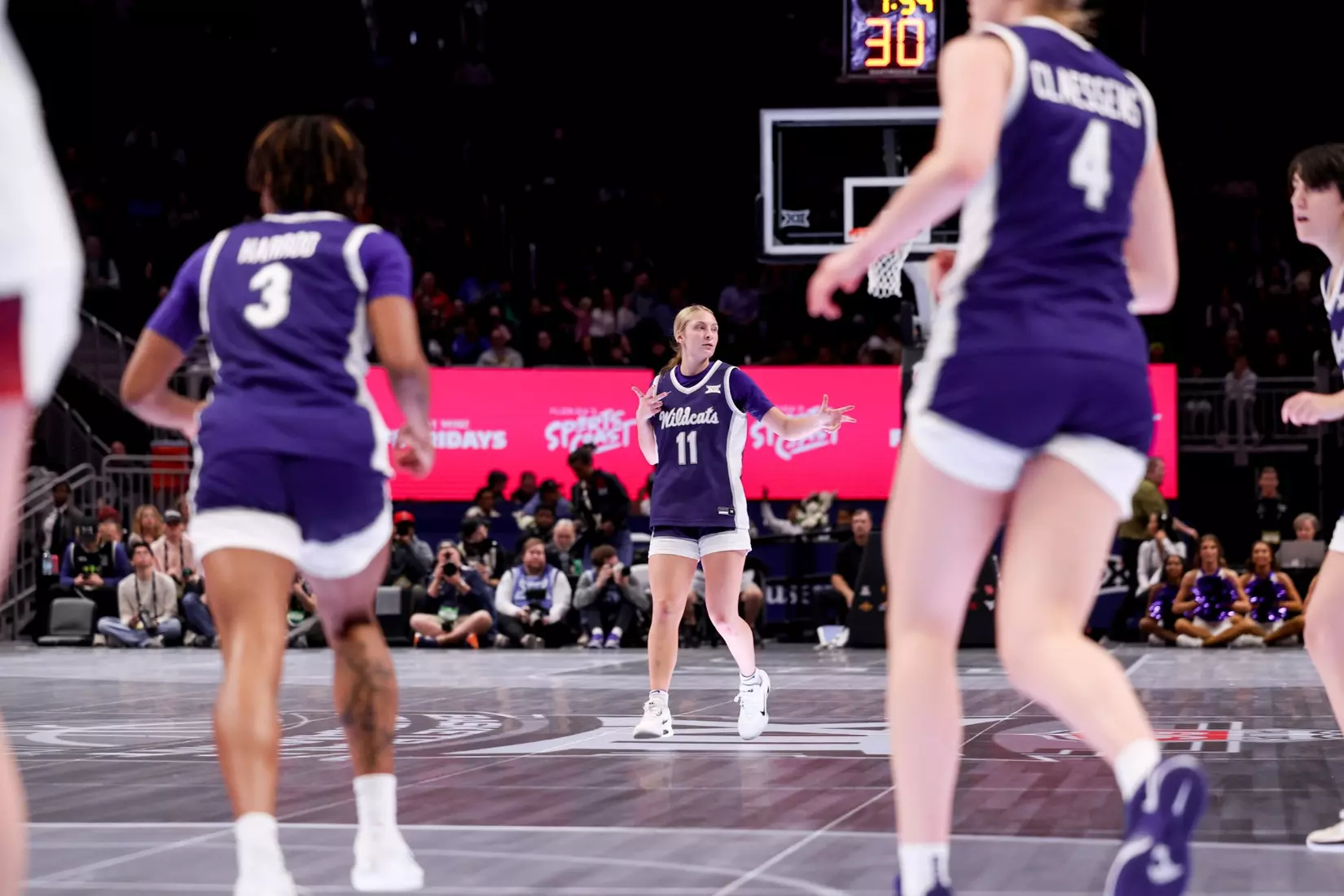 K-State Women's Basketball vs TCU - 2026 Big 12 Women's Basketball Tournament Semifinal - T-Mobile Center - Kansas City, Missouri - Final Score: KSU 62, TCU 74