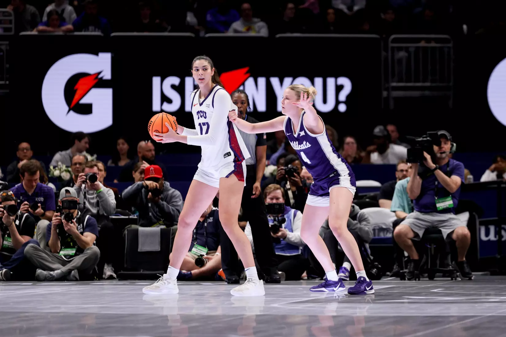 K-State Women's Basketball vs TCU - 2026 Big 12 Women's Basketball Tournament Semifinal - T-Mobile Center - Kansas City, Missouri - Final Score: KSU 62, TCU 74